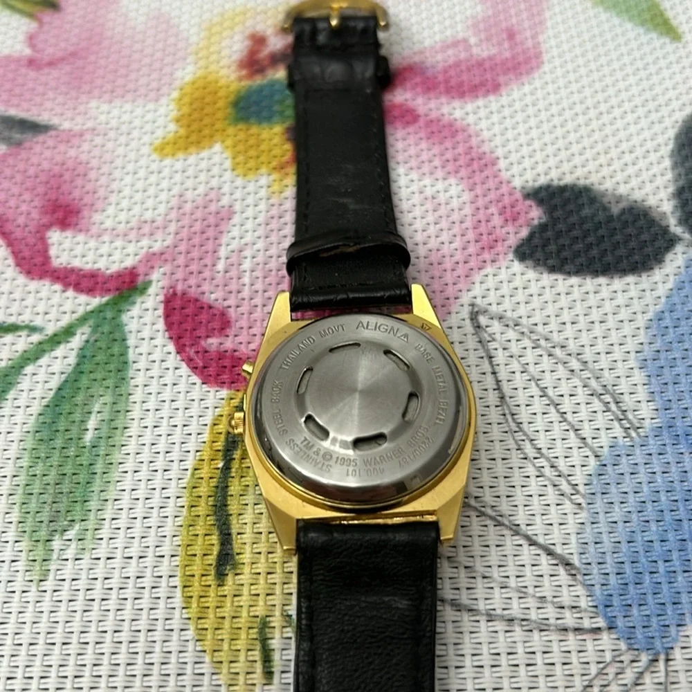 Vintage Armitron Looney Musical 3D Vintage Watch Tweety Bird Sylvester WORKS! - Picture 8 of 9